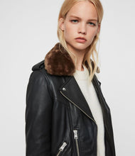 Load image into Gallery viewer, Rigby Lux Leather Biker Jacket
