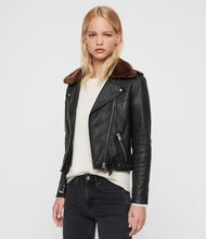 Load image into Gallery viewer, Rigby Lux Leather Biker Jacket
